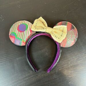 Disney Parks Nightmare Before Christmas Sally Ears Minnie Ear Headband EUC
